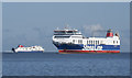 J5083 : Two ferries off Bangor by Rossographer