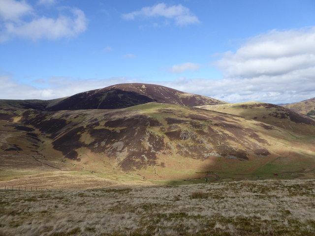 Glenharvie Craig and Chapelgill Hill © Alan O'Dowd :: Geograph Britain ...