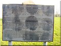 NY5228 : The Eden Millennium Monument plaque by David Purchase