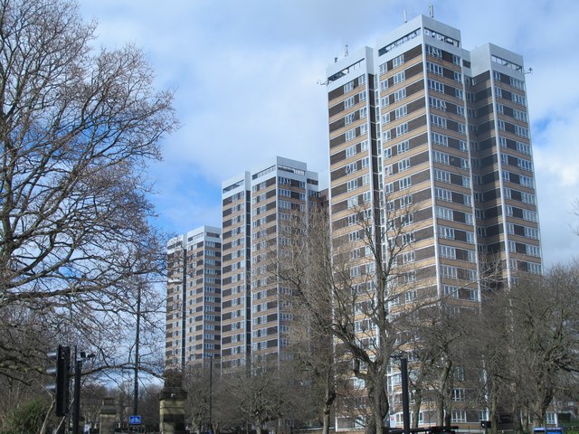 Vallum Court, Westgate Court and Todd's... © Mike Quinn :: Geograph ...