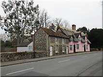 TL9148 : Cottages on Church Street, Lavenham by Jonathan Thacker