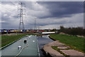 Tame Valley Canal, approaching the M5 aqueduct