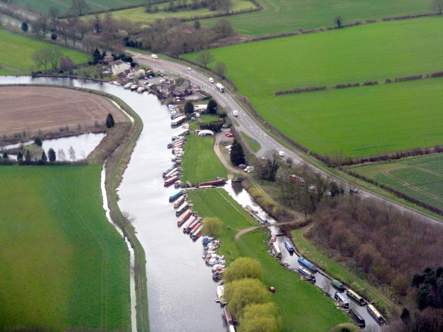 The River Soar and the A6 