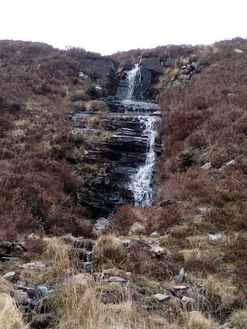 Waterfall above Loch Achall