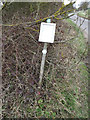 TM0758 : Conservation Walks sign off Creeting Lane by Geographer