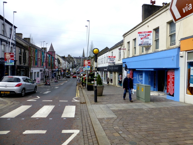 High Street, Omagh © Kenneth Allen :: Geograph Ireland