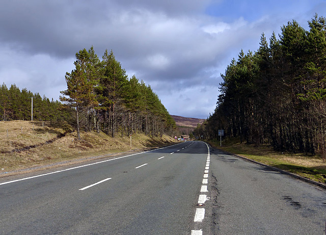 The A9 at Dalnamein Lodge
