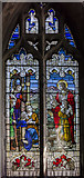 TF0851 : Stained glass window, All Saints' church, Ruskington by Julian P Guffogg