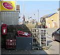 Postbox outside Llwynhendy Stores, Llwynhendy