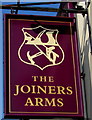 Joiners Arms name sign, Llwynhendy