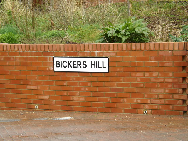Bickers Hill sign