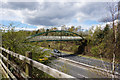 Footbridge over the A57 near Beighton