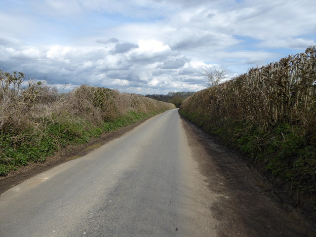 Lane towards Ampney St. Peter