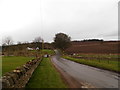 Minor road near Lochton Farm