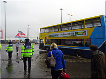 O2034 : Boarding the Irish Ferries transfer bus at Dublin Port by John Lucas