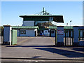 Q8314 : Entrance to the Kingdom Greyhound Stadium, Tralee by John Lucas