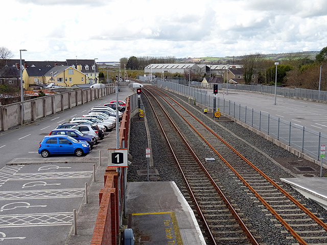 Looking west from Midleton Station