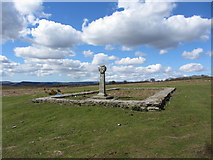 ST1299 : The remains of Capel Gwladys on Gelli-gaer Common by Gareth James