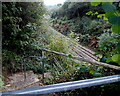 Steps down to railway lines, Wernddu