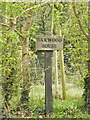TM1352 : Oakwood House sign by Geographer