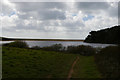 SW6424 : View down the Loe to Loe Bar by Christopher Hilton