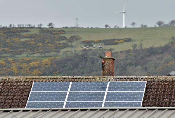 Solar panels, Greenisland (April 2016)