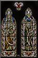 Stained glass window, All Saints