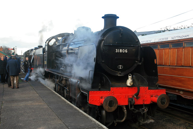 Locomotive No. 31806 at Loughborough