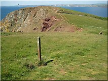 SX6739 : The South West Coast Path on Bolt Tail by Philip Halling