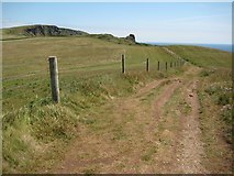 SX6739 : The South West Coast Path near Grey Stone by Philip Halling