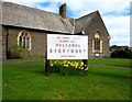 ST1578 : All Saints' Church Llandaff North Welcomes Everybody, Cardiff  by Jaggery