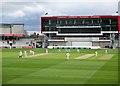 SJ8195 : Old Trafford: two England fast bowlers by John Sutton