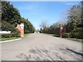 The entrance to Cotswold Business Park, Caddington