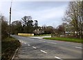 The A385 near Dun Cross