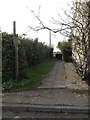 TM1155 : Footpath off the A140 Norwich Road by Geographer