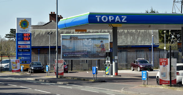 Topaz petrol station, Finaghy, Belfast... © Albert Bridge :: Geograph ...