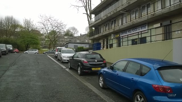 Central Hill Estate, SE19: looking along Hawke Road