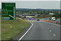 Northbound A1 approaching Exit at Markham Moor