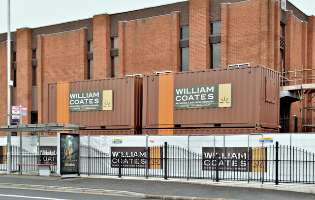 Site offices, Ballyhackamore, Belfast (April 2016)