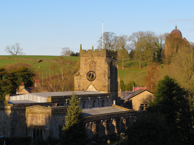 St Alkelda's church and Giggleswick... © John S Turner :: Geograph ...