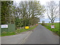 Looking east on Parish Lane