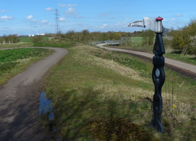 National Cycle Network milepost