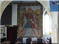 SS2207 : Wall painting in St Olaf's church, Poughill by David Smith