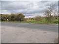 Petrol station exit on Bath Road, Fyfield