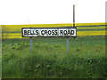 TM1552 : Bells Cross Road sign by Geographer