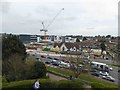 Construction site viewed from Dane John Mound