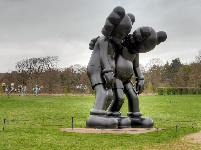 Along The Way (2013) by KAWS at the Yorkshire Sculpture Park