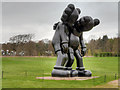 SE2812 : Along The Way (2013) by KAWS at the Yorkshire Sculpture Park by David Dixon