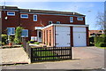 Houses on Forgeway with detached garages