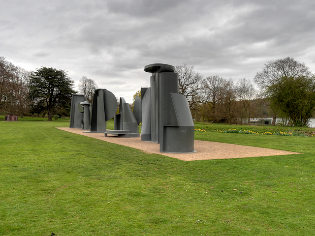 Promenade by Sir Anthony Caro, Yorkshire Sculpture Park